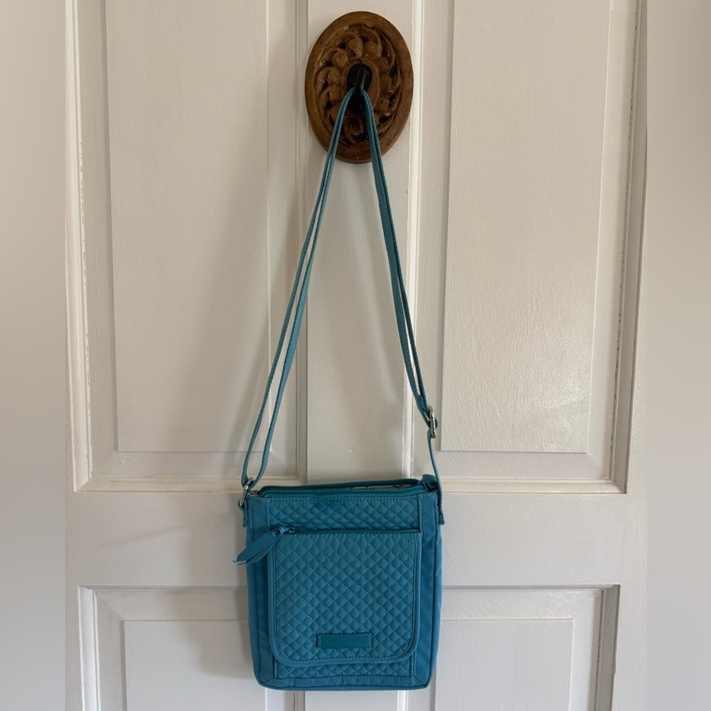 Vera Bradley Teal Quilted Crossbody Bag